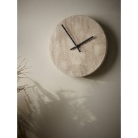 Travertine Clock