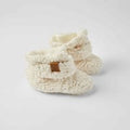 Cloby Baby Slofjes - Off White - 0-6 maanden