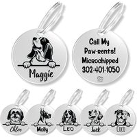 Personalized Breed Dog Tag (Basset Hound)