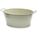 Oval Steel Party Tub Grey 43cm