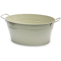 Oval Steel Party Tub Grey 43cm