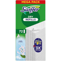 Swiffer Dry Clean & Fresh Golvmopp Refill - 72 st.