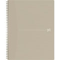 Spiraalblok Oxford Origin A4+ lijn 140 pagina's 80gr zand