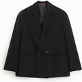 Blazer croisé couleur unie