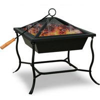 Feuerschale Stahl 45x45x31/45cm