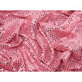 Sequin Stretch Knit Fabric Pink