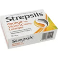 Strepsils Orange with Vitamin C Lozenges - 36 Lozenges