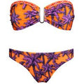 ACQUADICOCCO maillot de bain 2 pièces bandeau Palm&Sun