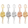 5pcs/lot Strong Magnetic Clasps Alloy Rose Extenders Closures Lobster Clasp Connectors for DIY Jewelry Making Bracelets Necklace