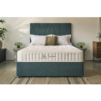 Sleepeezee Campaign for Wool Luxe 1200 Mattress + Premium Divan Bed , Silver, 2 Drawer, Double
