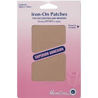 Hemline Cotton Twill Patches Fawn