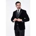 Cavani Rosa Black Velvet Blazer