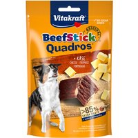 Multipack risparmio! Vitakraft Beef Stick Quadros 7 x 70 g - Formaggio