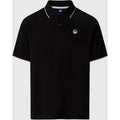 North Sails - Polo con bordi a contrastoNorth SailsBlackXL