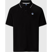 North Sails - Polo con bordi a contrastoNorth SailsBlackXL