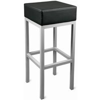 Cuboid Bar Stool Black (Set of 10)