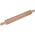 Ravioli cutter wooden rolling pin. Length cm 55