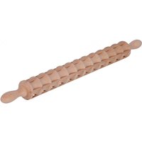 Ravioli cutter wooden rolling pin. Length cm 55
