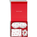 Silver Cloud Heart Print Satin Gift Set With Silver Ions