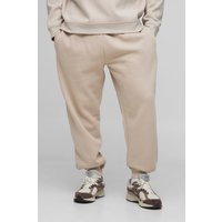 Plus Basic Regular Fit Jogger, Beige