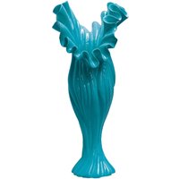 Casa Padrino designer flower vase blue B. 24 cm height 60 cm Mod1 - Dekovase