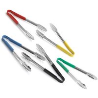 Colour Coded Stainless Steel Tongs 12inch Set