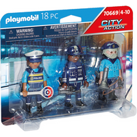 Playmobil City Action Polisfigurer 70669