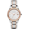 Burberry BU9105 The City Unisex Watch Silver / Rose Gold
