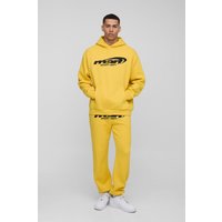 Chándal Oversize Man Con Capucha, Amarillo