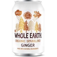 Whole Earth Organic Sparkling Ginger 330ml