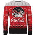 Coca-Cola Holidays Are Coming Knitted Christmas Jumper - L