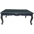 Casa Padrino Barock Couchtisch Schwarz 120 x 80 cm - Mod2