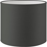 Lampenkap Bling - Antraciet - cilinder - 20/20/17cm - van stof - Moderne stoffen Lampenkap voor E27 lamphouder - RoHS getest - voor wandlamp, tafellamp en hanglamp