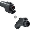 Lectron Tesla Supercharger (NACS) to CCS Adapter (500A / 1000V) + Tesla to J1772 Adapter (48A / Black) Bundle