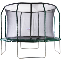 Air King Pro 12ft Trampoline with Safety Enclosure Green