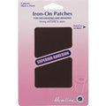 Hemline Cotton Twill Patches Brown