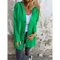 Women Single-Breasted A-Lined Winter Coat Mid Long Wool Blend Coat