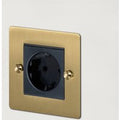 Buster + Punch UK-MG-CO-1G-BR-A 1G Euro Socket Brass