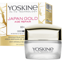 Yoskine Japan Gold Krem do twarzy na dzień i noc 60+ z 24k złotem