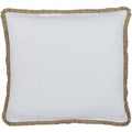 Bedeck of Belfast Cora Pair of Square Oxford Pillowcases, Linen/Grey
