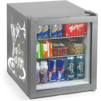 Custom Printed Frostbite Mini Fridge 49ltr Silver (Two Sided Print)