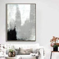 Abstract  Painting in Black and White | NEW YORK