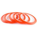 3mm x 10 Metre - 5 Rolls of Sticky Red Double Sided Tape