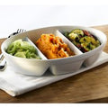 Royal Genware 3 Division Vegetable Dish 28cm (Single)