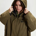 Poncho Therma intérieur polaire Adulte Vert/Noir