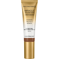 Max Factor Miracle Second Skin Hybrid SPF20 12 Neutral Deep Foundation - 30 ml