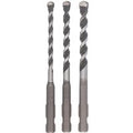 Bosch UNEO 3 Piece SDS Quick Multi Purpose Drill Bit Set