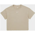 Nike Girls' Boxy T-Shirt Junior, krämfärg