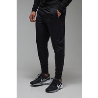 Pantaloni tuta affusolati Man Active per alta performance in Stretch, Nero