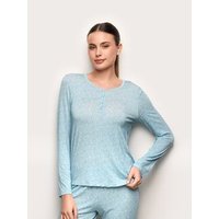 Maglia manica lunga con TENCEL™ Modal Leopard / STAMPATO / S
